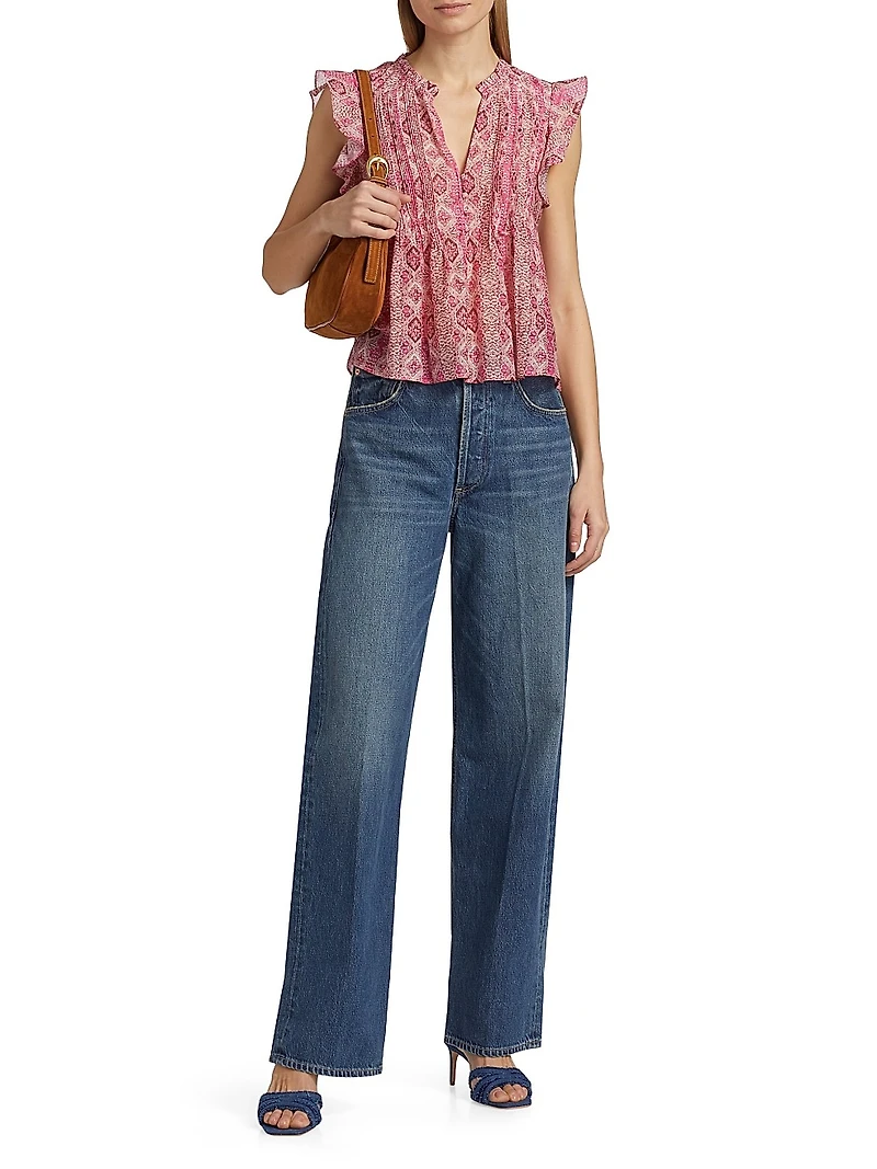 Idris Cotton-Silk Top