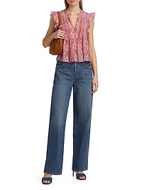 Idris Cotton-Silk Top