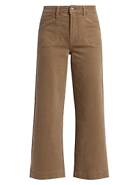 Anessa High-Rise Wide-Leg Crop Jeans