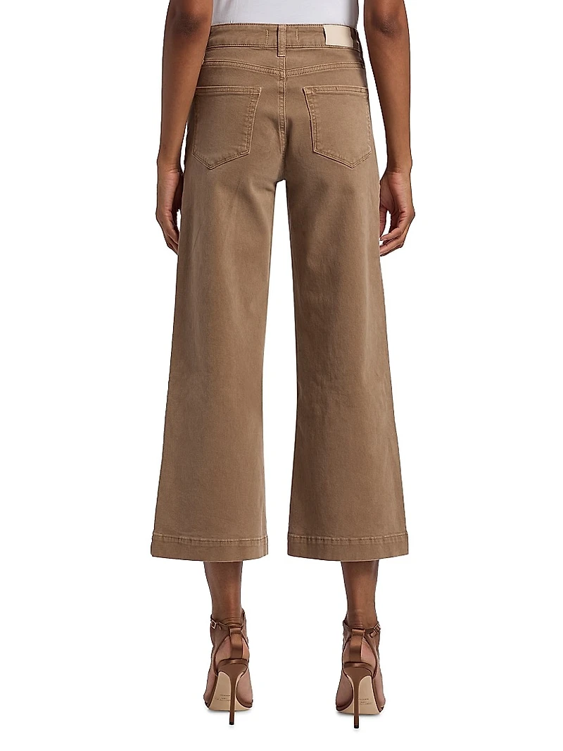 Anessa High-Rise Wide-Leg Crop Jeans