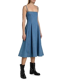 Pippa Denim Midi-Dress