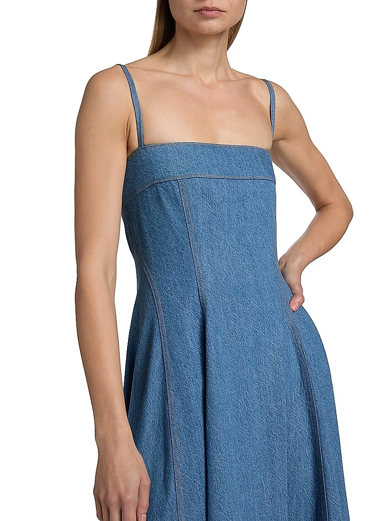 Pippa Denim Midi-Dress