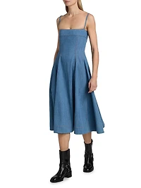 Pippa Denim Midi-Dress