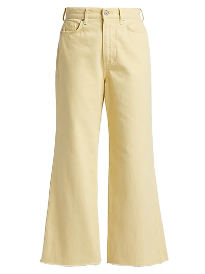 Taylor High-Rise Wide-Leg Crop Jeans