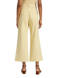 Taylor High-Rise Wide-Leg Crop Jeans