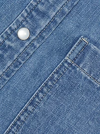 Spruce Denim Crop Top