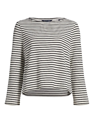 Hovey Striped Knit Top