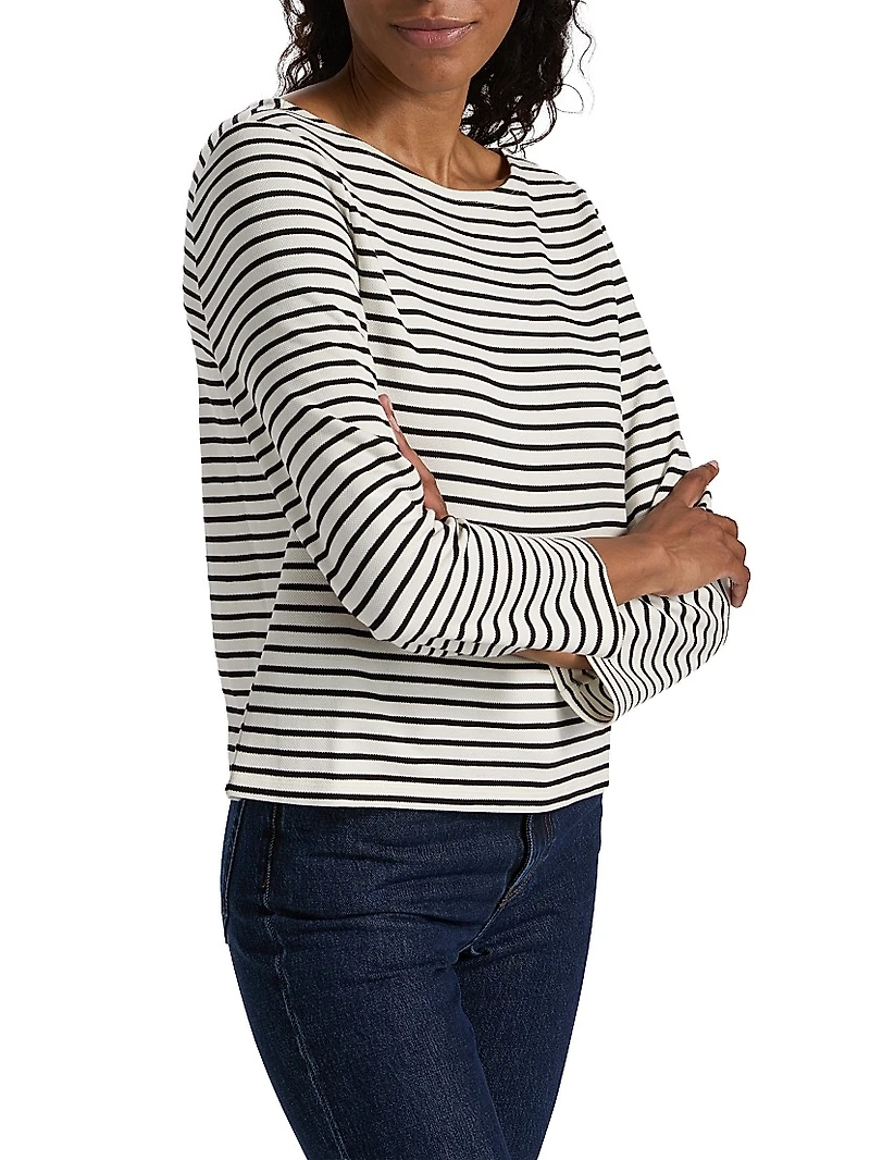 Hovey Striped Knit Top