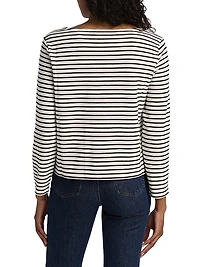 Hovey Striped Knit Top