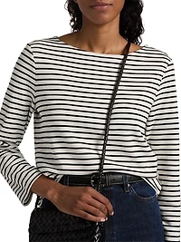 Hovey Striped Knit Top