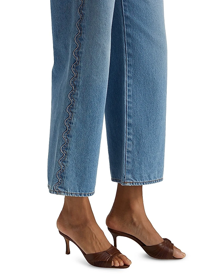 Taylor High-Rise Crop Jeans