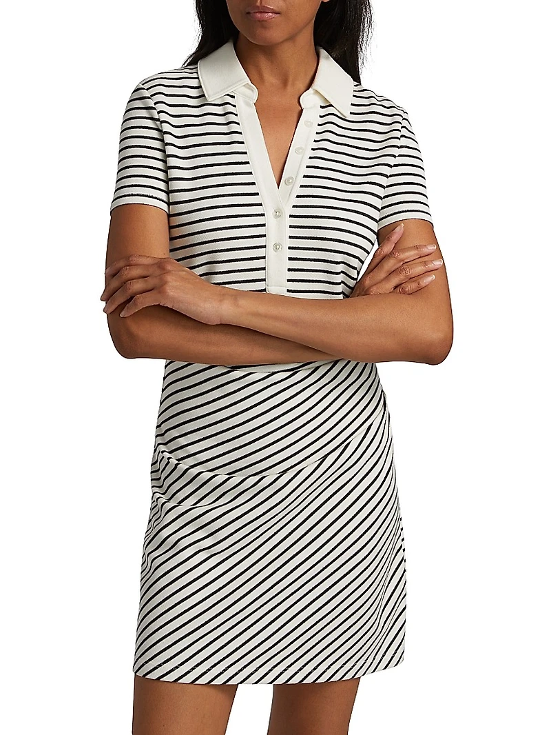 Lanier Striped Knit Minidress