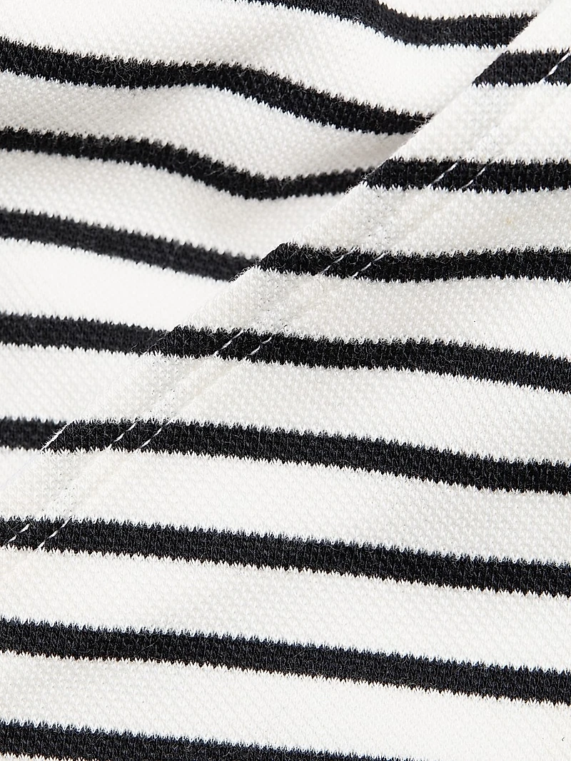 Brighton Striped High-Rise Shorts