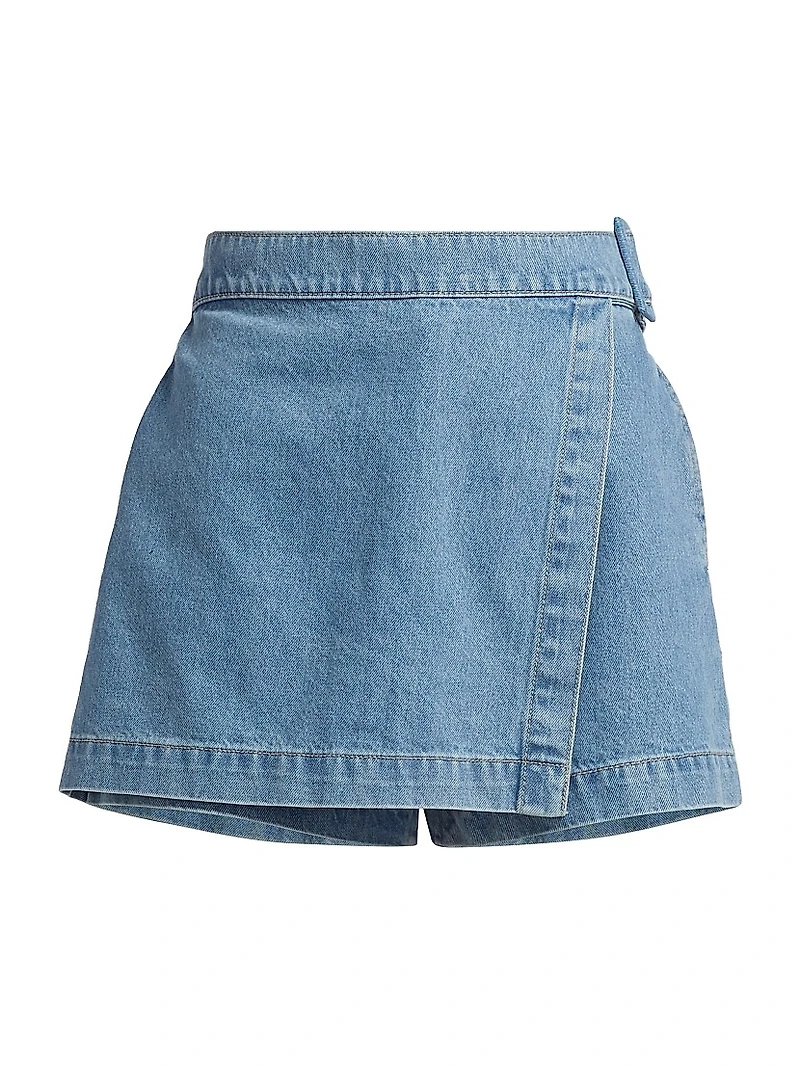 Diaz Denim Wrap Skort