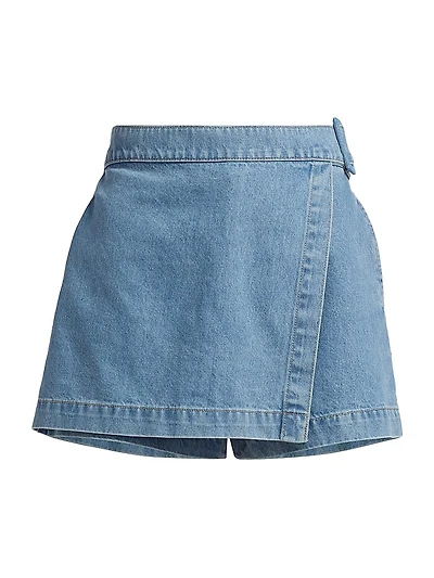 Diaz Denim Wrap Skort