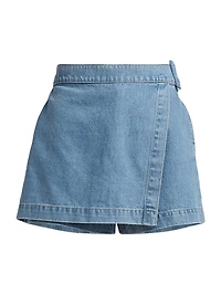 Diaz Denim Wrap Skort