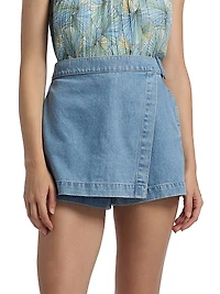 Diaz Denim Wrap Skort