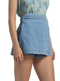 Diaz Denim Wrap Skort