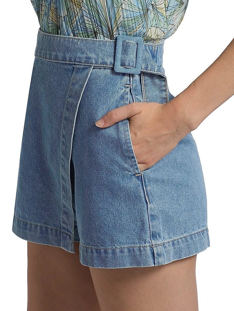 Diaz Denim Wrap Skort