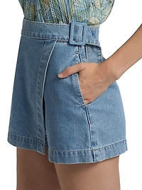 Diaz Denim Wrap Skort