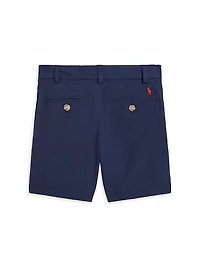 Little Boy's & Boy's Twill Shorts