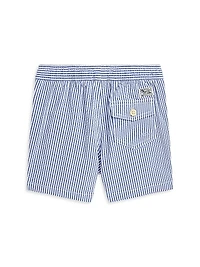 Little Boy's & Boy's Striped Cotton-Blend Seersucker Swim Trunks