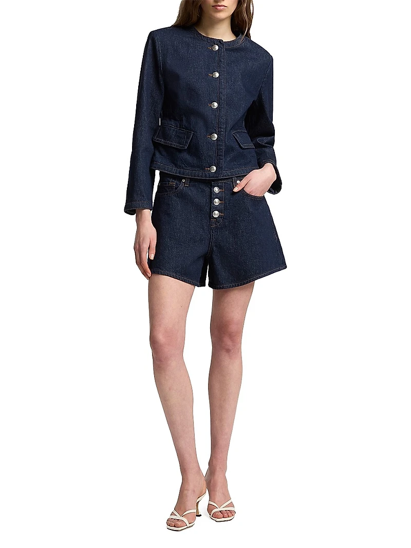 Kori Denim A-Line Shorts