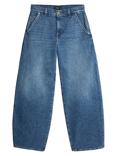 Bonnie Denim Wide-Leg Trousers