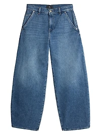 Bonnie Denim Wide-Leg Trousers