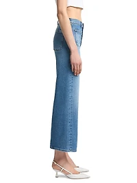 Jo Stretch Ultra High-Rise Wide-Leg Crop Jeans