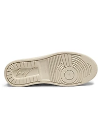 Scarpa Uomo Leather, Suede & Nylon Low-Top Sneakers