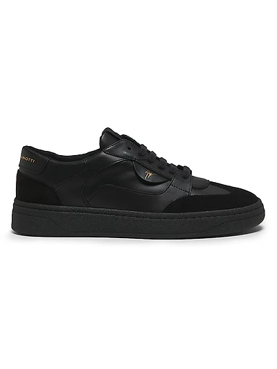 Scarpa Uomo Leather Low-Top Sneakers