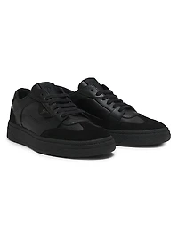 Scarpa Uomo Leather Low-Top Sneakers