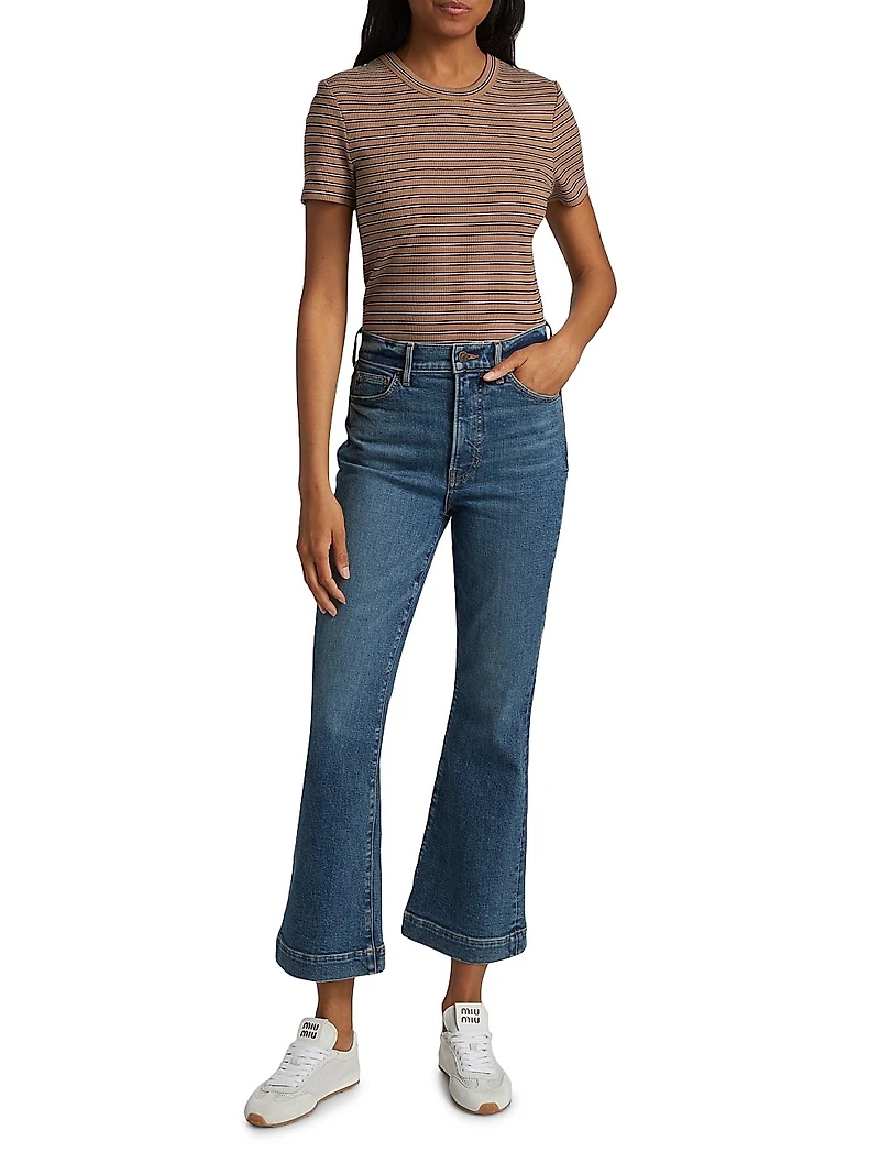 Carson High-Rise Ankle Flare Jeans