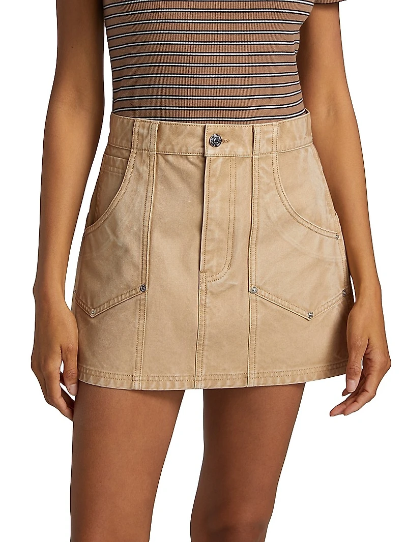 Stelene Denim Miniskirt