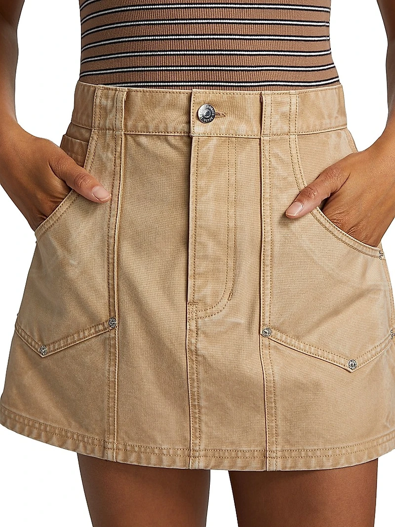 Stelene Denim Miniskirt