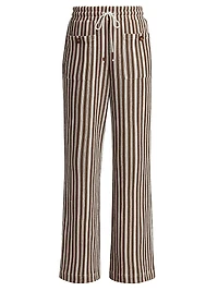 Zosia Striped Drawstring Pants