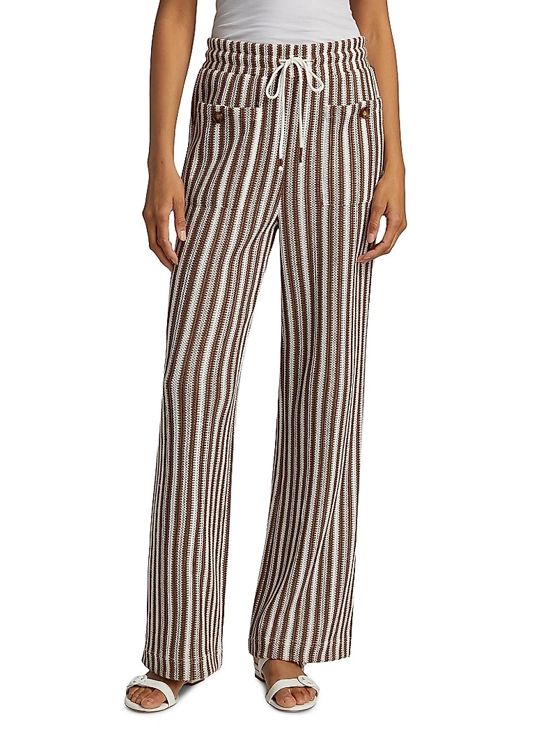 Zosia Striped Drawstring Pants