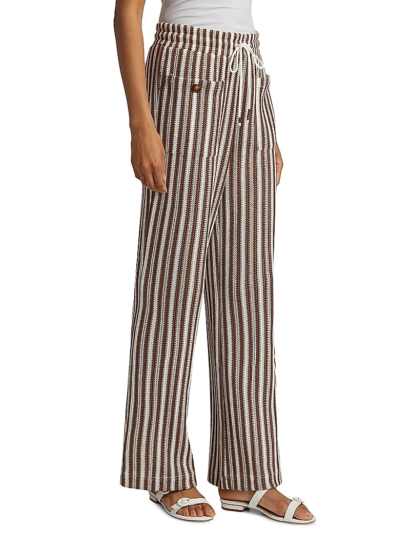 Zosia Striped Drawstring Pants