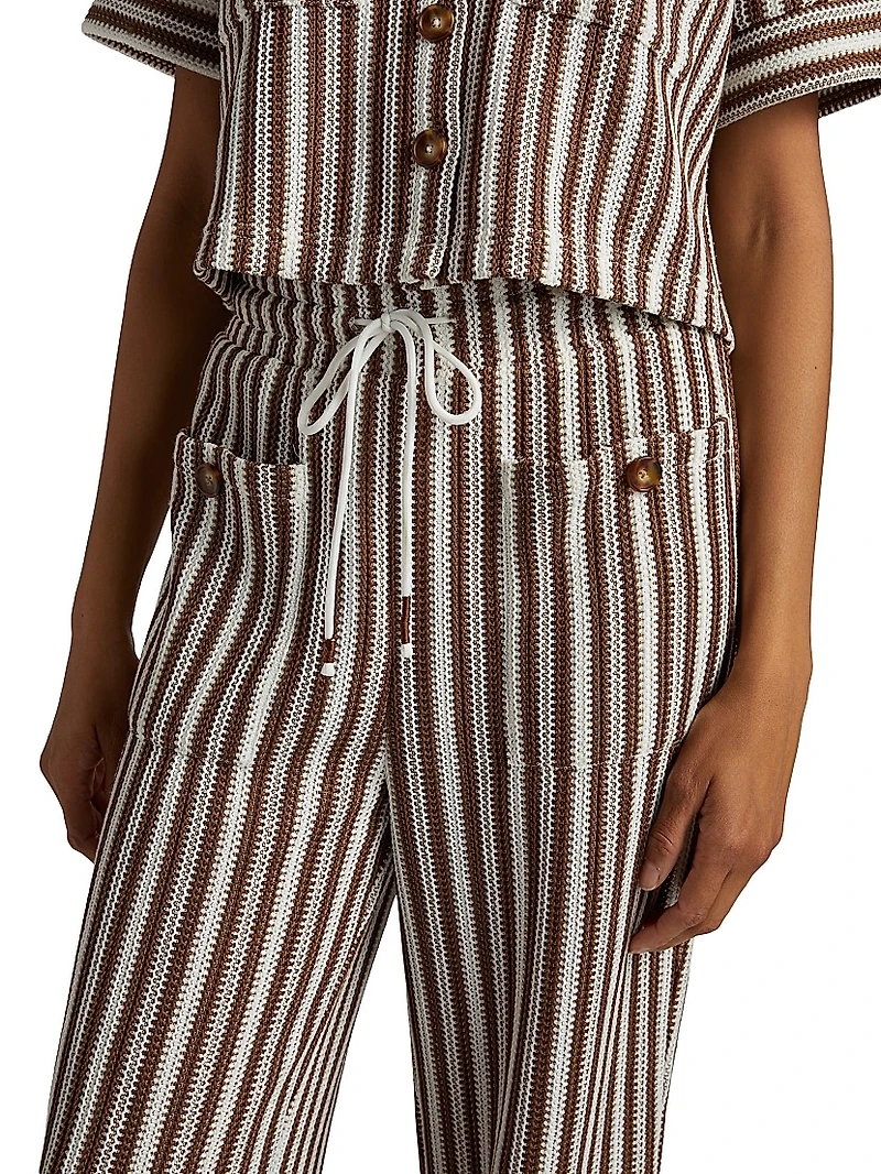 Zosia Striped Drawstring Pants