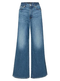 Kasey Mid-Rise Wide-Leg Jeans