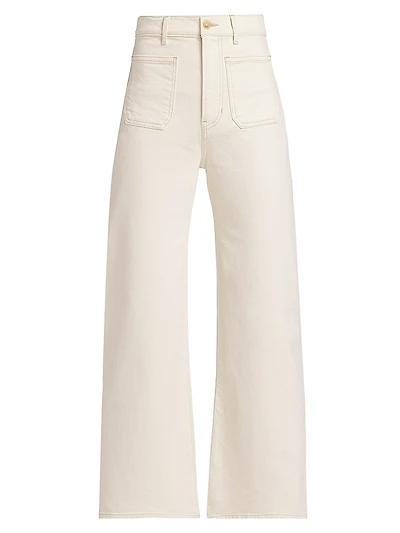 Grant High-Rise Wide-Leg Crop Jeans