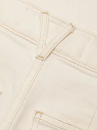 Grant High-Rise Wide-Leg Crop Jeans