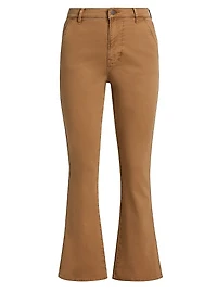 Carson High-Rise Flared Ankle Pants