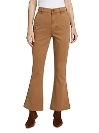 Carson High-Rise Flared Ankle Pants