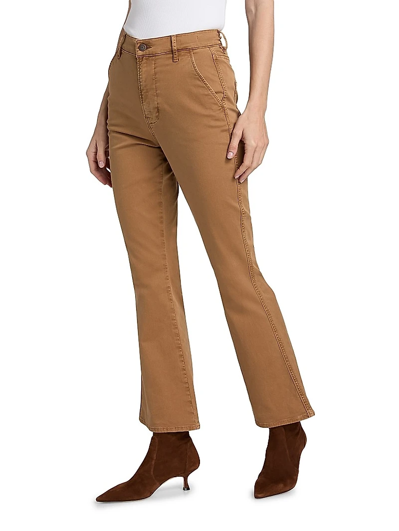 Carson High-Rise Flared Ankle Pants