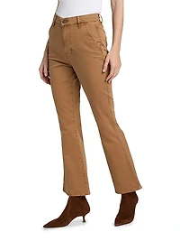 Carson High-Rise Flared Ankle Pants