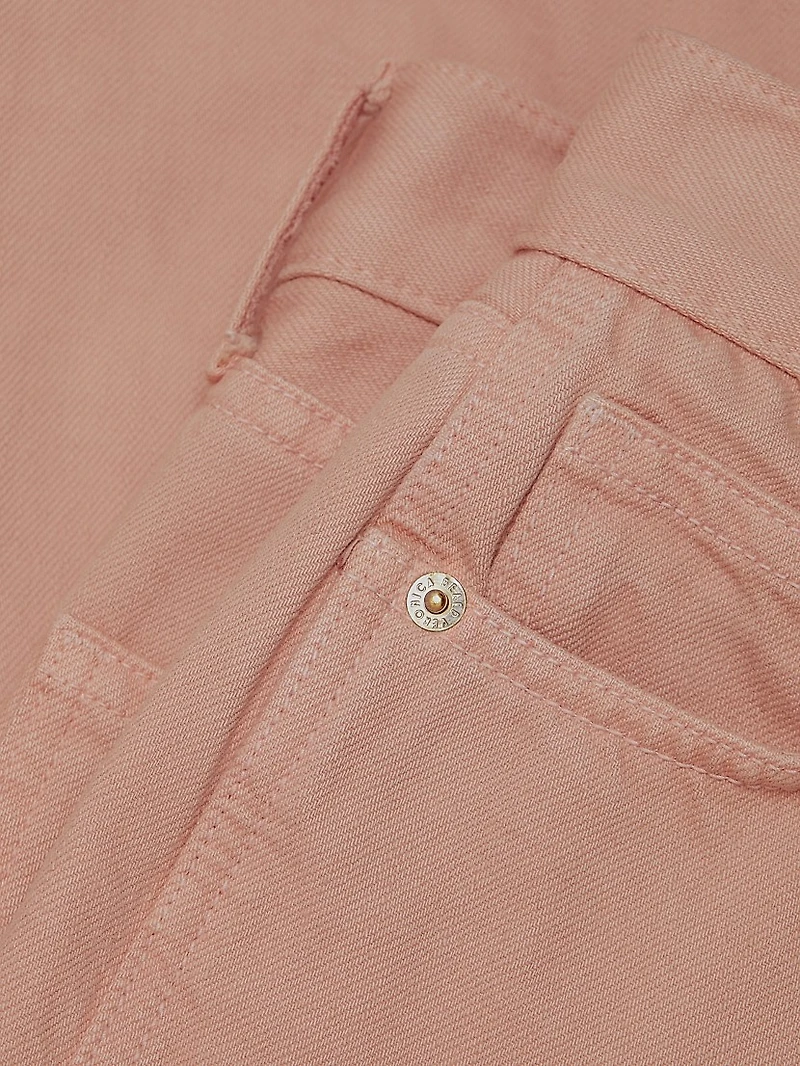 Dylan High-Rise Straight-Leg Ankle Jeans