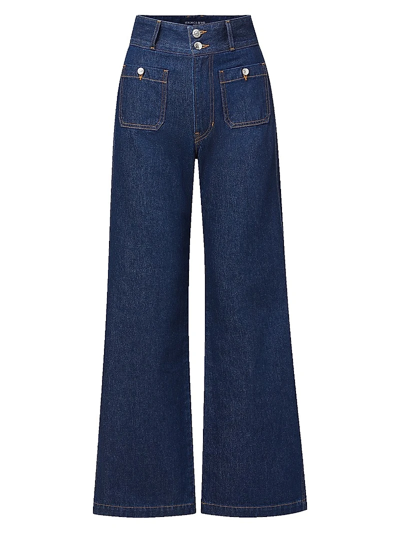 Taylor High-Rise Wide-Leg Jeans