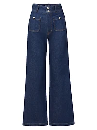Taylor High-Rise Wide-Leg Jeans